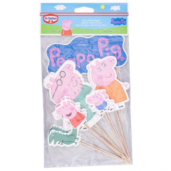 Cake Topper - Peppa Pig & Family